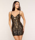 Windsor Jolie Women's Geo Sequin Mini Dress