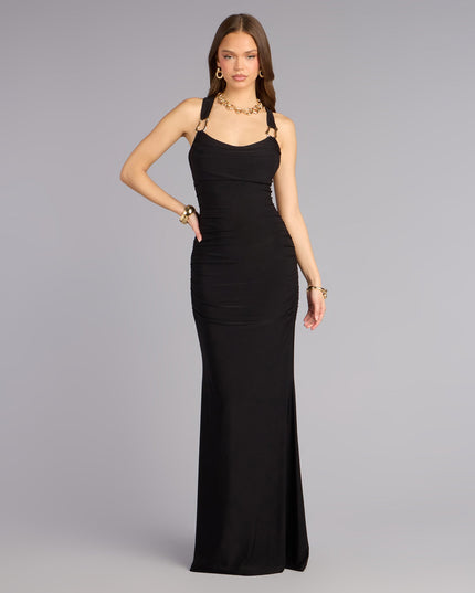 Windsor Mallory Women's Open Back Mermaid Formal Dress