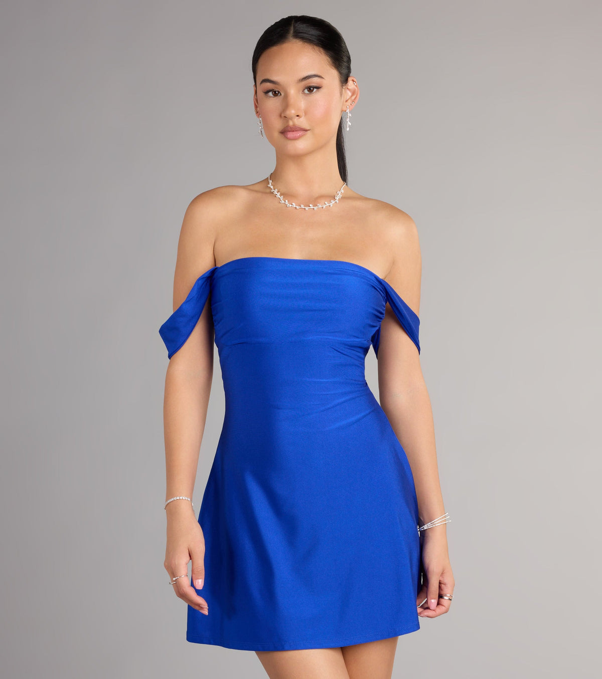 Windsor Classics Lover Women's Satin A-Line Mini Dress