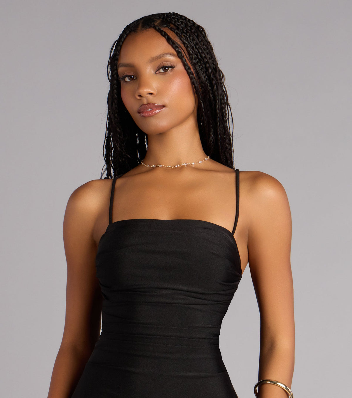 Windsor Effortless Confidence Women's Lace-Up A-Line Mini Dress