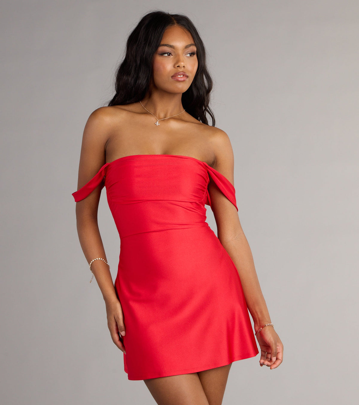 Windsor Classics Lover Women's Satin A-Line Mini Dress