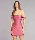 Windsor Classics Lover Women's Satin A-Line Mini Dress
