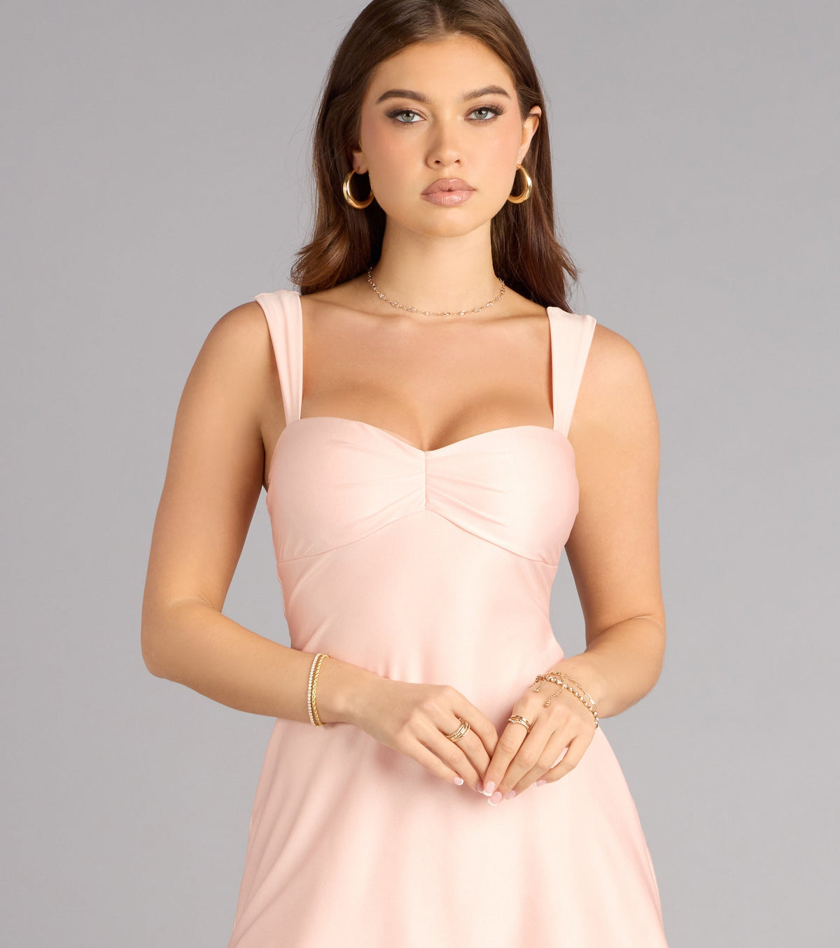Windsor Cute Crush Women's Knit A-Line Mini Dress