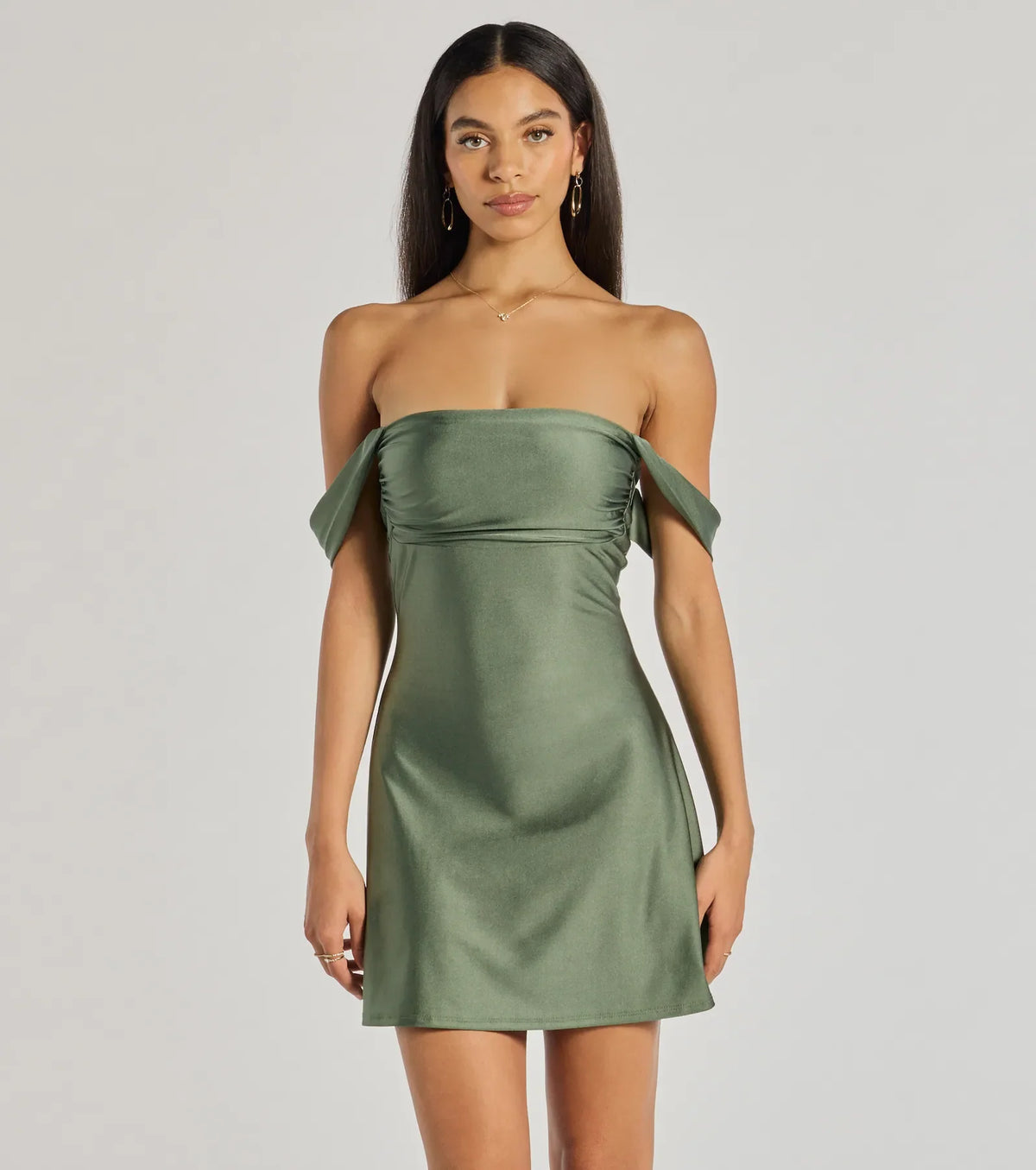 Windsor Classics Lover Women's Satin A-Line Mini Dress