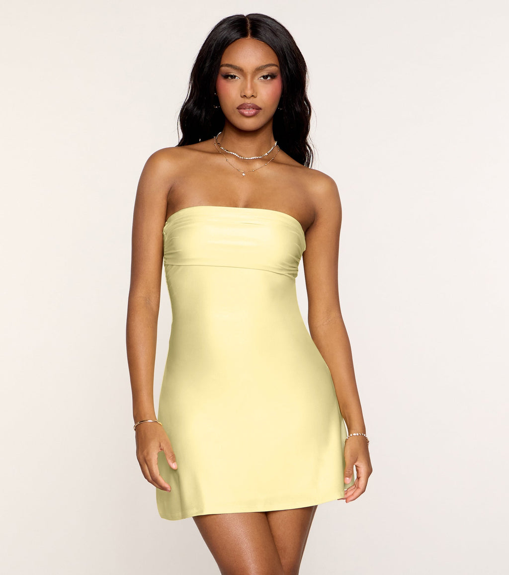 Windsor So Your Vibe Women's Strapless A-Line Mini Dress