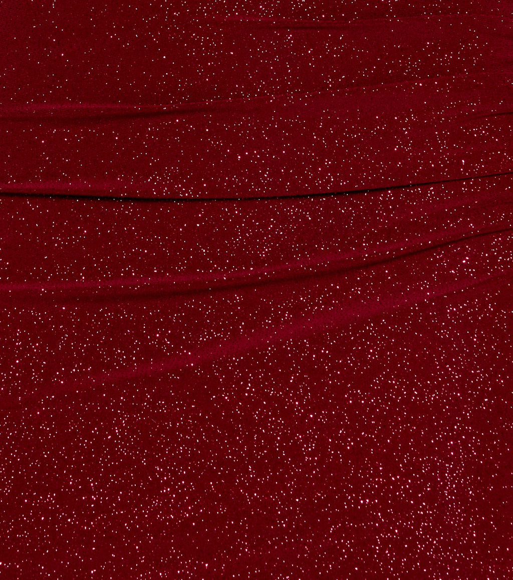 Windsor Double Take Women's Glitter Halter Bodycon Mini Dress