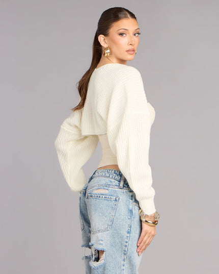 Windsor Sweet And Cozy Women's Knit Sweater Bolero