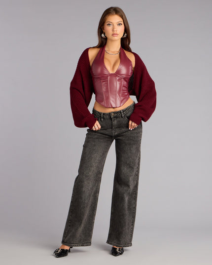 Windsor Sweet And Cozy Women's Knit Sweater Bolero