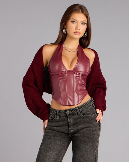 Windsor Sweet And Cozy Women's Knit Sweater Bolero