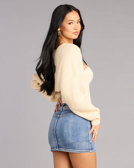 Windsor Sweet And Cozy Women's Knit Sweater Bolero