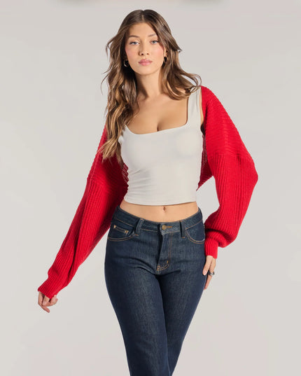 Windsor Sweet And Cozy Women's Knit Sweater Bolero