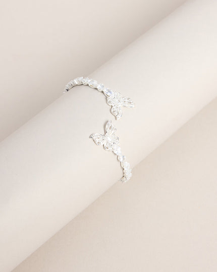Windsor Flutter Effect Women's Butterfly Cuff Bracelet