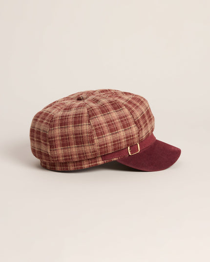 Windsor Autumn Edit Women's Plaid Cabby Cap
