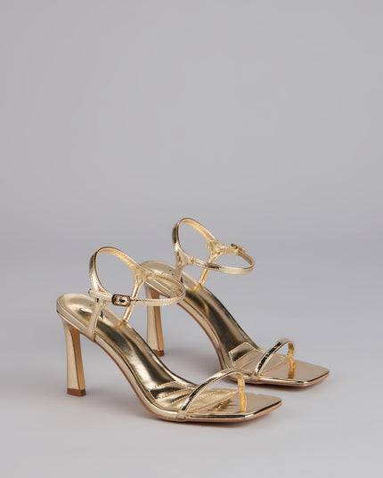Windsor Style Pop Square Toe Women's Stiletto Heels