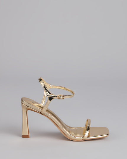 Windsor Style Pop Square Toe Women's Stiletto Heels