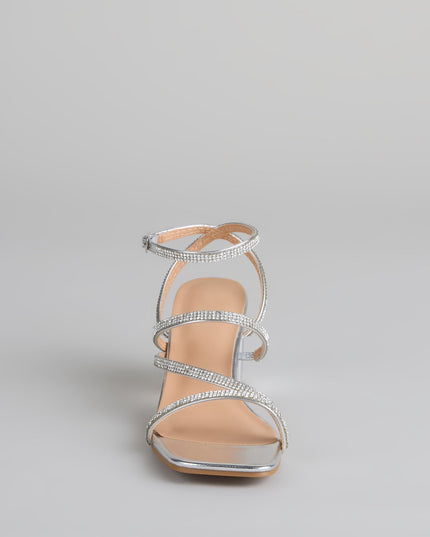 Windsor Made You Sparkle Rhinestone Women's Block Heels