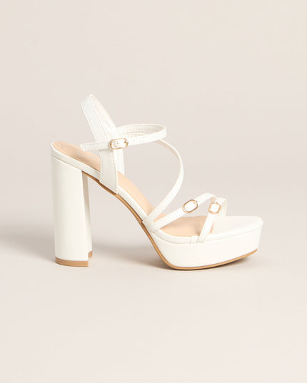 Windsor Soft Glam Steps Platform Block Women's Heels