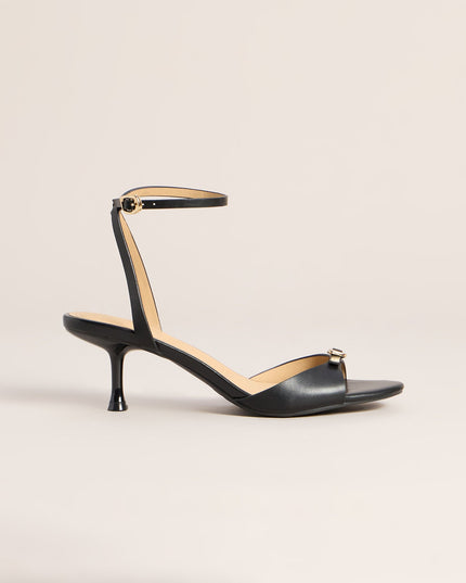 Windsor Sleek Little Buckle Kitten Women's Heels