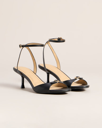 Windsor Sleek Little Buckle Kitten Women's Heels