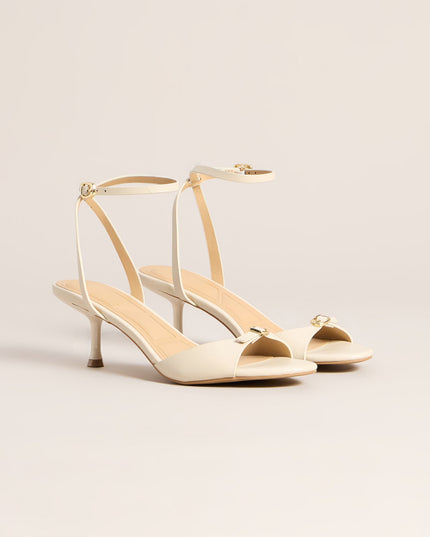Windsor Sleek Little Buckle Kitten Women's Heels