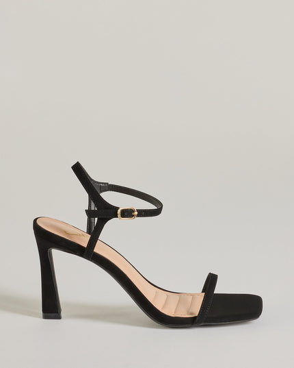 Windsor Style Pop Square Toe Women's Stiletto Heels